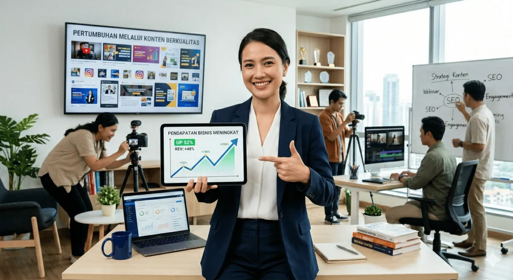Strategi Tingkatkan Pendapatan Bisnis dengan Konten