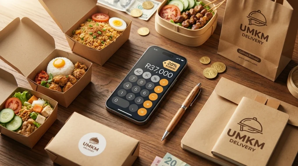 Cara menentukan harga jual makanan di aplikasi