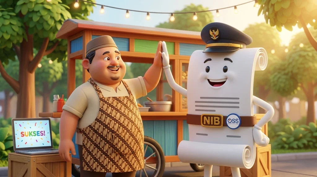cara cetak NIB di OSS